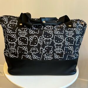 Hello kitty tote with cosmetic bag. Sanrio. Dance bag